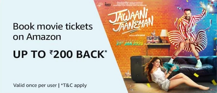 India Desire : Amazon Movie Ticket Booking Offers: Flat 50% Cashback Upto Rs 250 On Movie Ticket Booking On Amazon